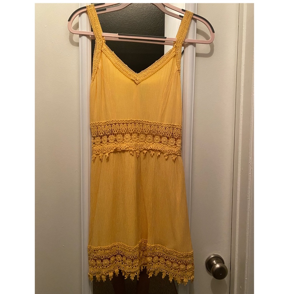 Yellow summer dress